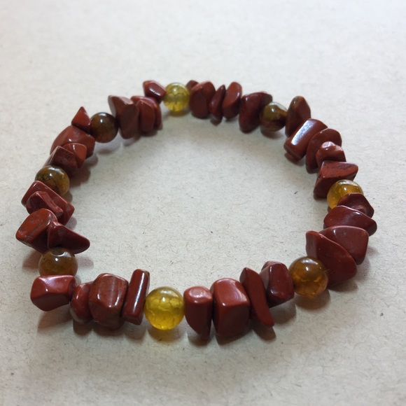 ❤️Stunning❤️ 6 3/4” Gemstone Stretch Bracelet - Picture 7 of 7